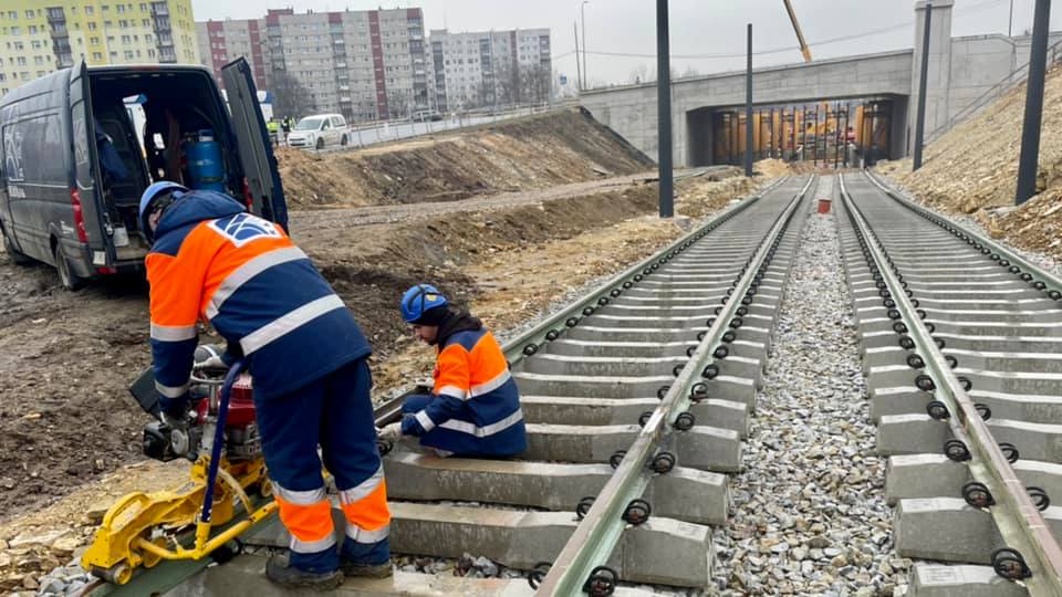 Fot. Piotr Majchrzak/Nowak-Mosty. W Sosnowcu trwa budowa nowej linii tramwajowej
