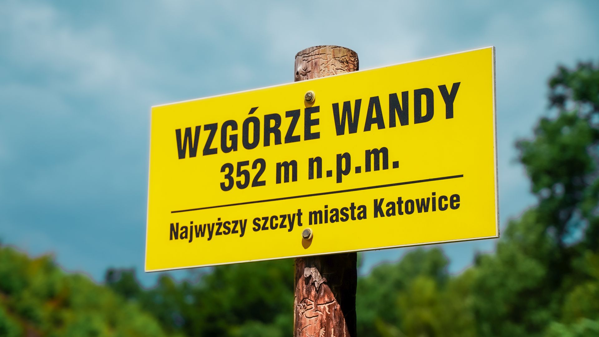 Fot. Grzegorz Bargieła/WKATOWICACH.eu. Najwyższy punkt w Katowicach znajduje się na Wzgórzu Wandy