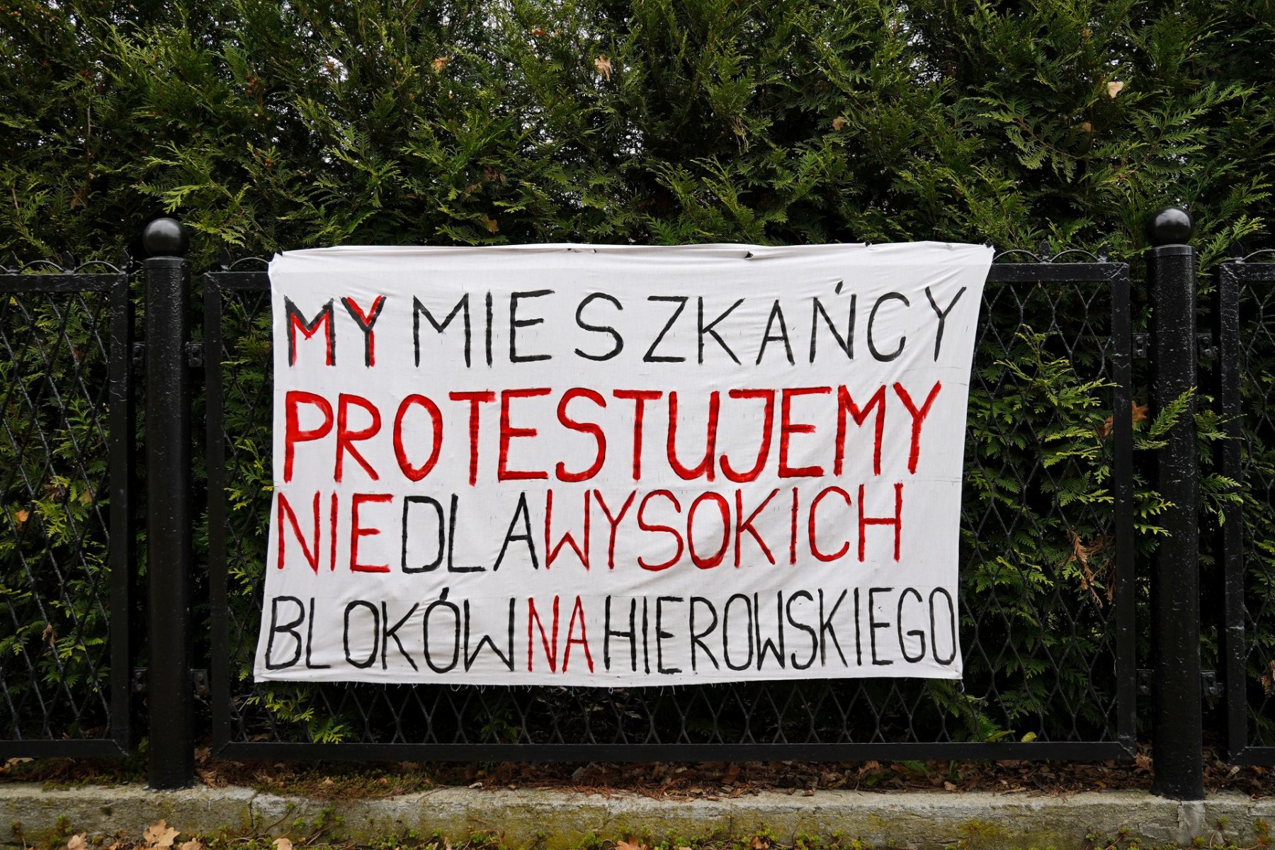 protest w Kostuchnie