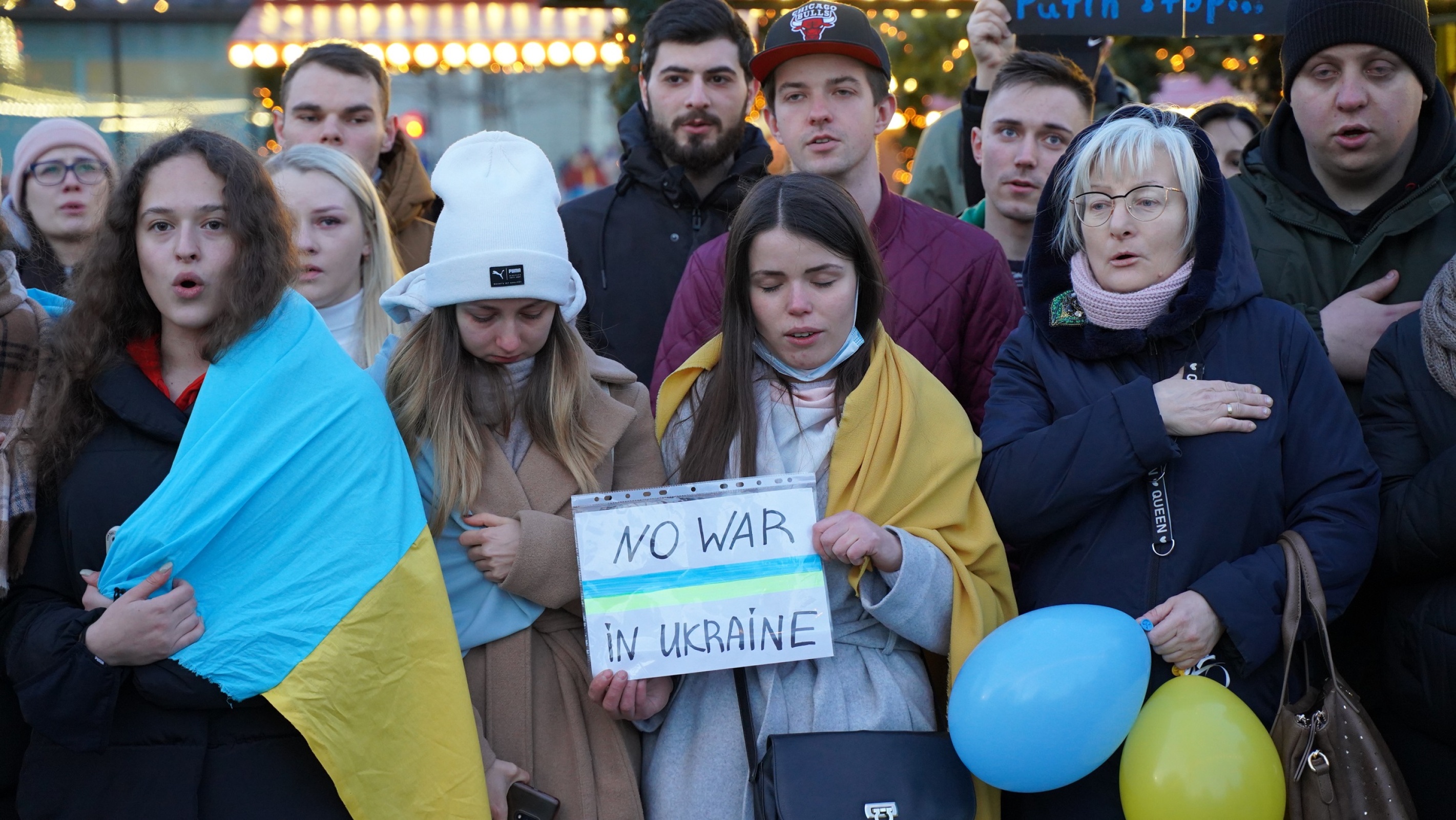 manifestacja Ukraińców