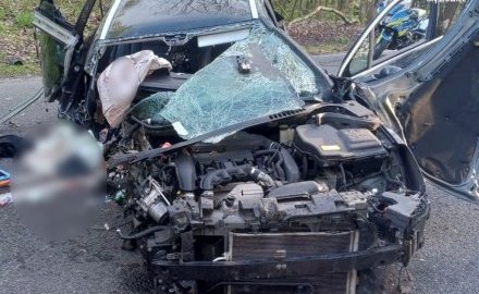 Śmiertelny wypadek na granicy Katowic i Mysłowic. Kierowca był nietrzeźwy [Zdjęcia]