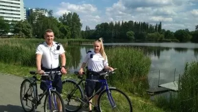 Policjanci na rowery! W Katowicach spotkamy rowerowe policyjne patrole