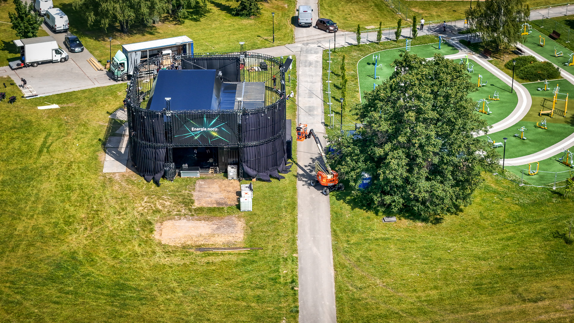 ING Silesia Beats 2026 w Parku Śląskim. realizowane są przygotowania do festiwalu [Zdjęcia]
