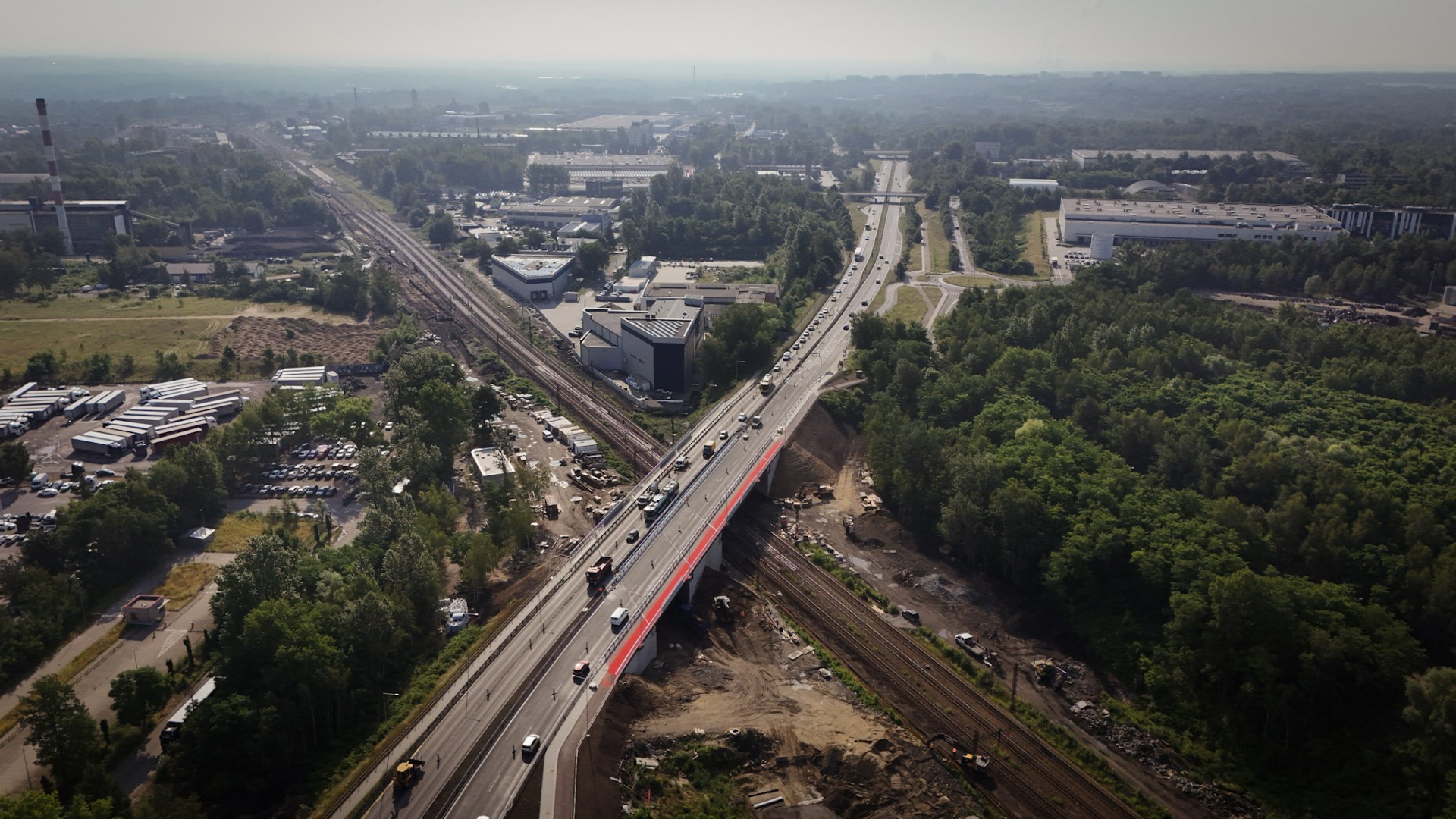 Wiadukt na Bagiennej gotowy! niedługo koniec utrudnień na trasie Katowice - Mysłowice [Zdjęcia]