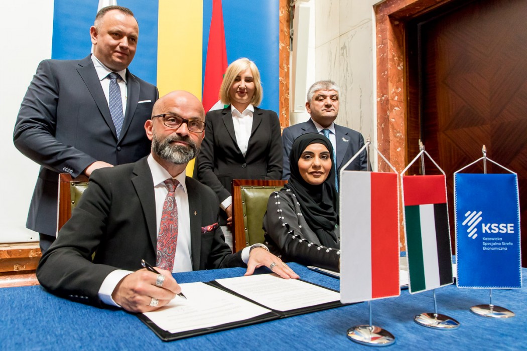 Fot. Tomasz Żak / UMWS. Podpisanie porozumienia było częścią wizyty gospodarczej delegacji z Abu Dhabi w województwie śląskim