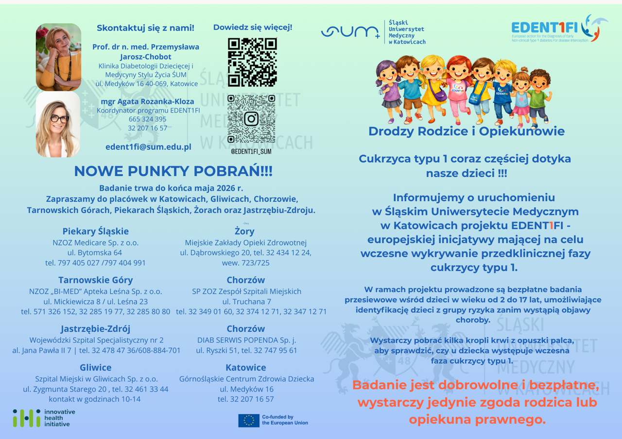 ulotka sprawdź cukrzycę