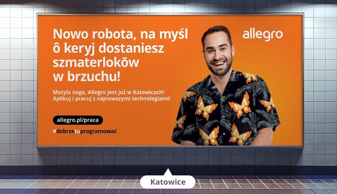 Fot. PoNaszymu.pl/Facebook. Nowa kampania reklamowa Allegro po śląsku