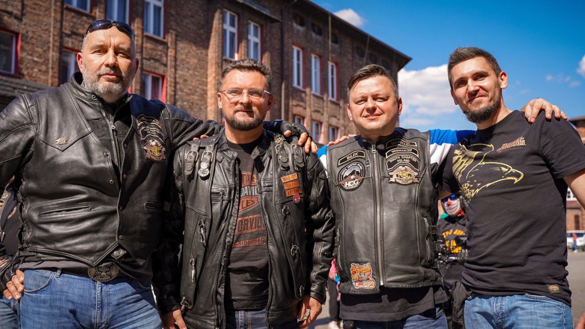 Fot. Grzegorz Bargieła/WKATOWICACH.eu. Motocykliści spotkali się na Nikiszowcu