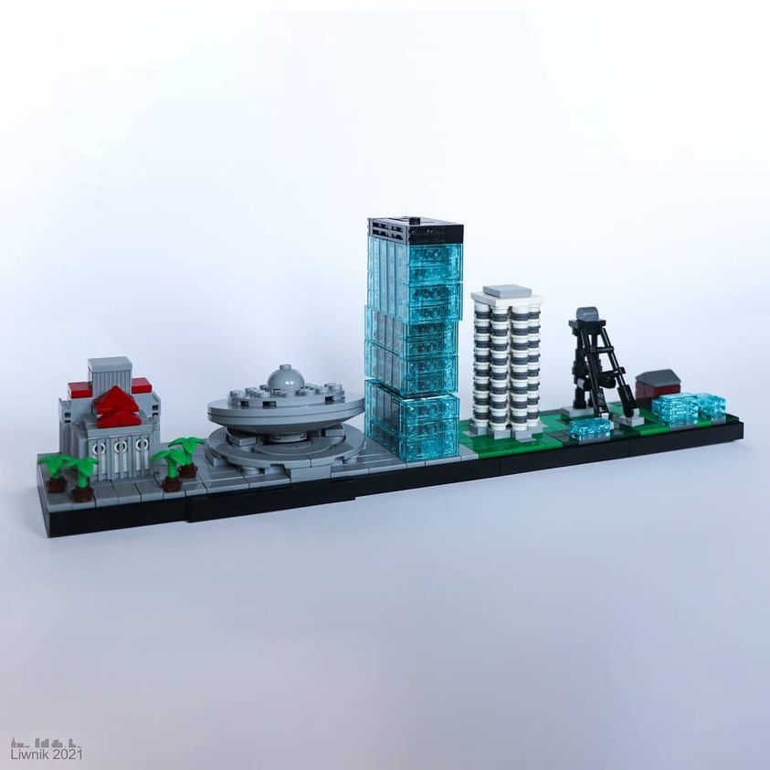 Fot. Łukasz Ogrodnik. Model LEGO panoramy Katowic