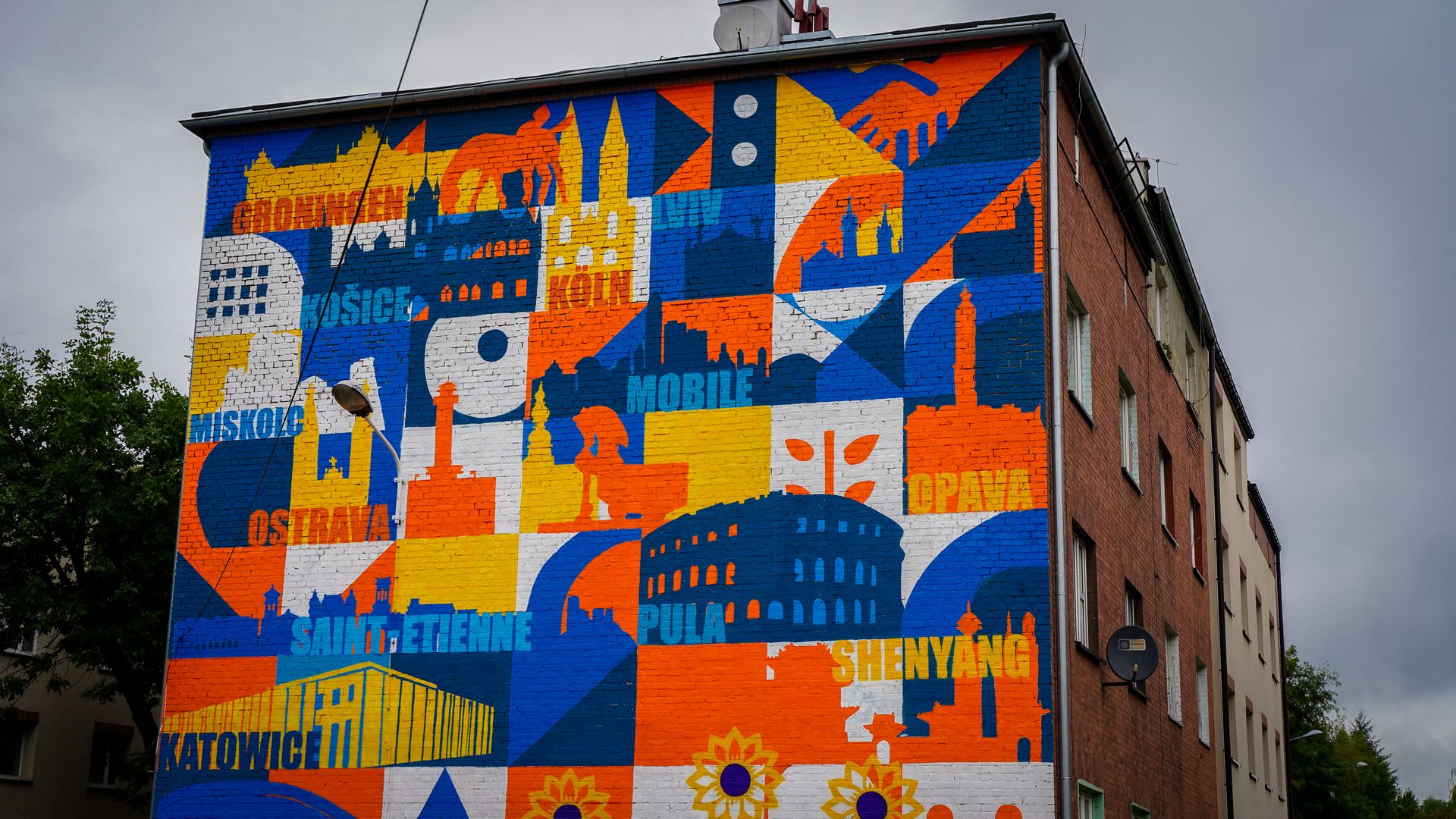 nowy mural w Katowicach