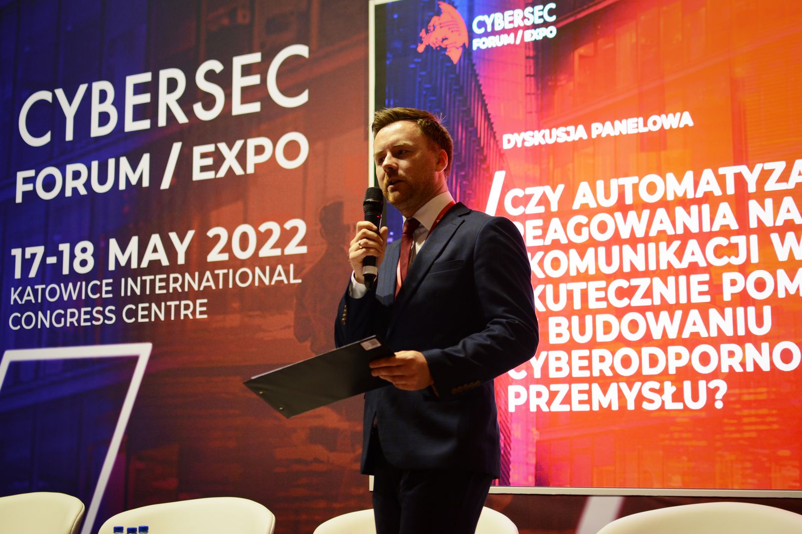 Fot. Maja Ostrowska-Lindner. W MCK w Katowicach trwa konferencja Cybersec 2022