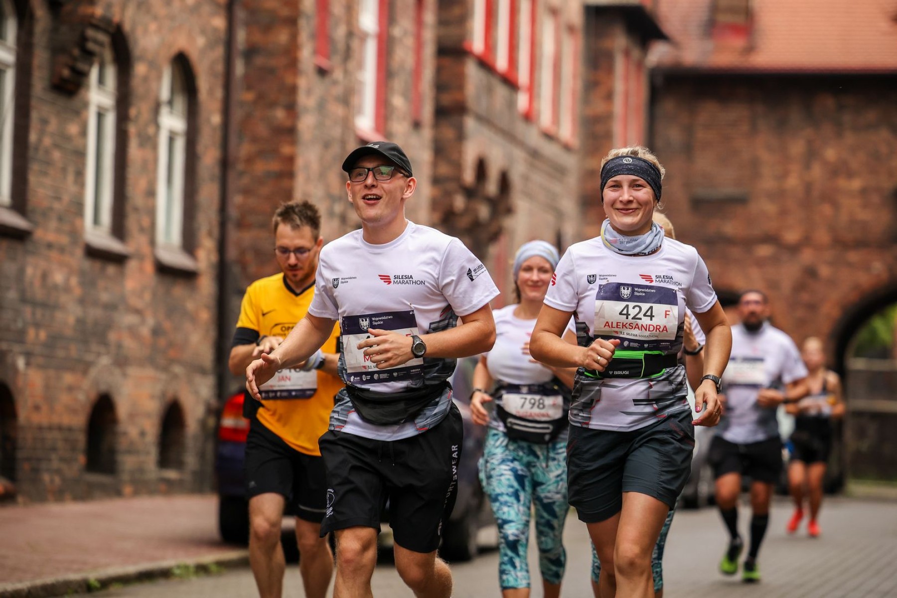 Silesia Marathon biegacze